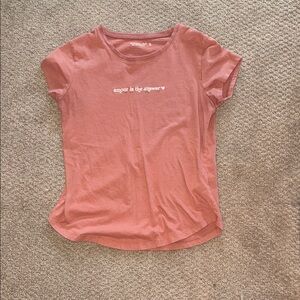 Abercrombie & Fitch Pink Fitted Short Sleeve Tee